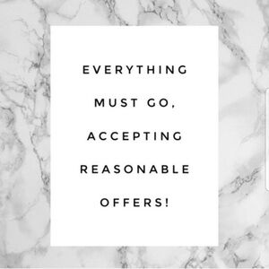 EVERYTHING MUST GO ‼️‼️‼️